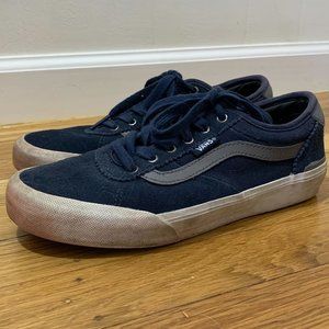 Navy Blue Suede Vans Skate Pro sz 5 Youth